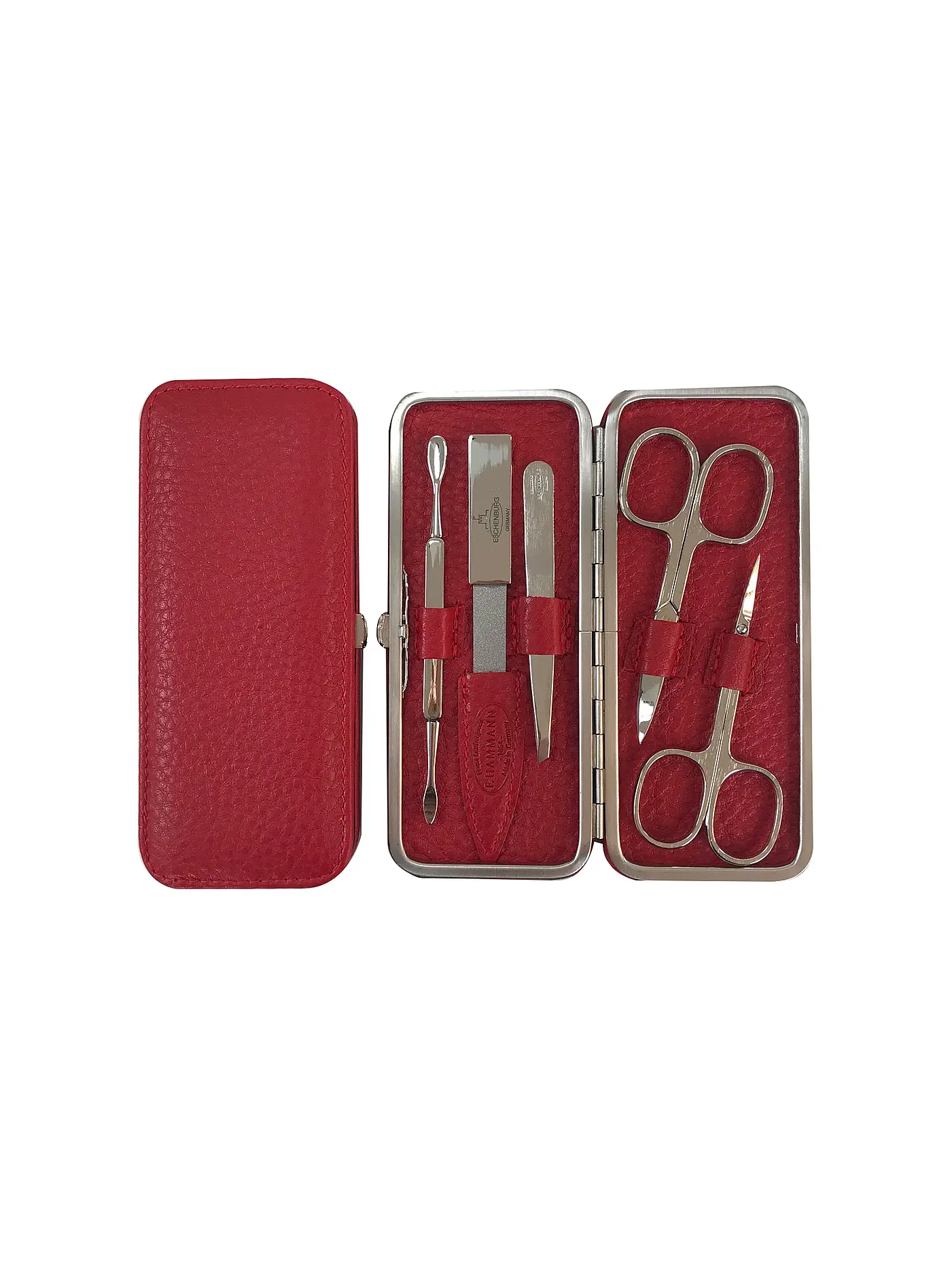 HAMMANN | Ledermanikürset (Rot, 5-teilig) | 